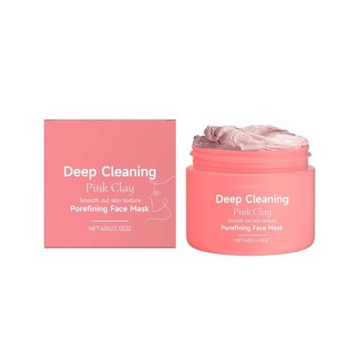 Image of Australian Pink Clay Porefining Face Mask, Clearing Clay Mask with Vitamin C & Antioxidants, Moisturizing, Blackhead Remover, Evens Tone, Face Masks Beauty, Skin Care (1)