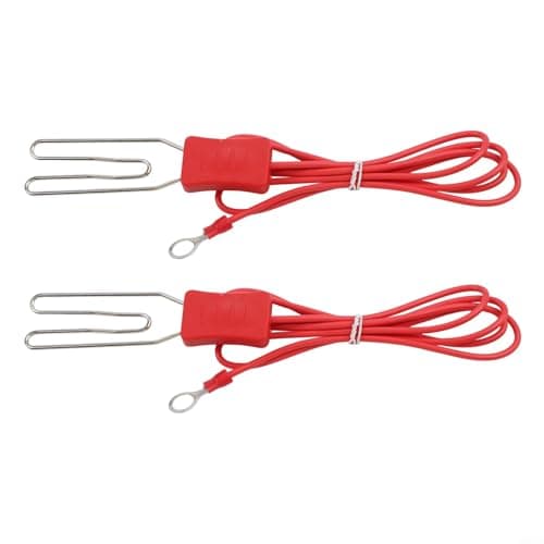 Image of Stainless Steel For alligator Clip with M8 Connector for Electric Fence Ground Wire Attachment on For farms and Gardens