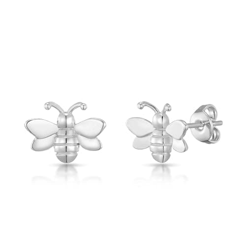 Image of Philip Jones Silver Plated Bumble Bee Earrings