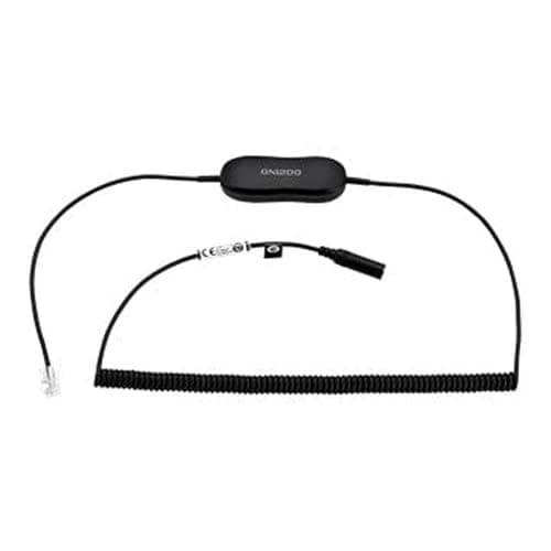 Image of Jabra Evolve 30/ 40/ 80 desk phone smart converter cable- 3.5mm jack to RJ9
