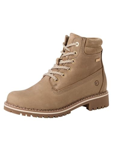 Image of Tamaris Women's biker boots, women's ankle boots, beige, 37 EU