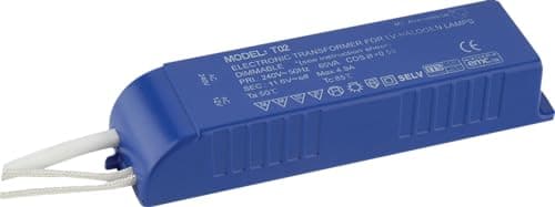 Image of Knightsbridge 12V 20-60W Transformer, 60 W, Halogen Dimmable