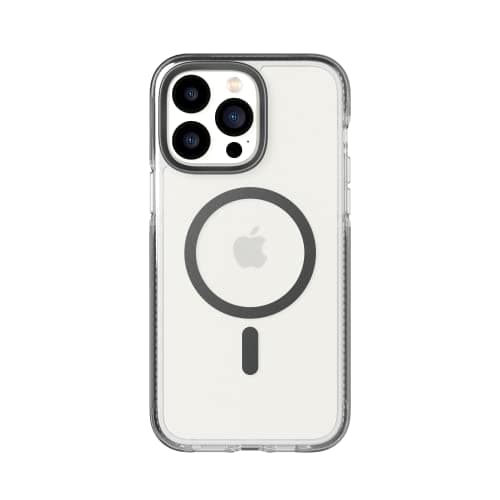 Image of tech21 iPhone 14 Pro Max Evo Crystal Compatible with MagSafe Shock-Absorbing & Scratch-Resistant Clear Phone Case with 16ft FlexShock Multi-Drop Protection