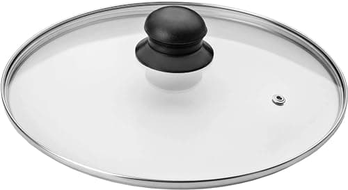 Image of AL-FAHMI Tempered Glass Lid Designed to Fit All Saucepans Frying Pans Dishes Universal Glass Lid Different Sizes (30CM)