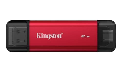 Image of Kingston Dual Portable SSD 2TB Dual USB-A/C Up to 1050MB/s USB 3.2 Gen 2 - SPSD/2TB