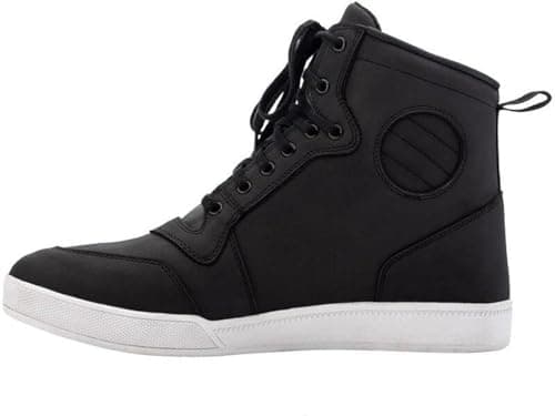 Image of RST HiTop Urban Moto CE Ladies Leather Waterproof Motorcycle Boots Sneakers - Black (uk_footwear_size_system, adult, women, numeric, medium, numeric_5_point_5)