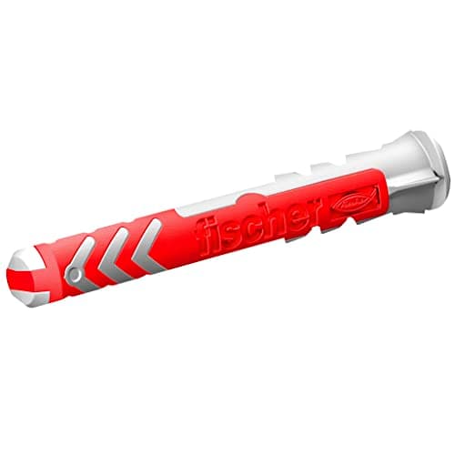 Image of fischer DuoPower 8 x 65, powerful universal plug with intelligent 2-component technology for fastenings in concrete, bricks, stone, etc., 50 plugs without screws