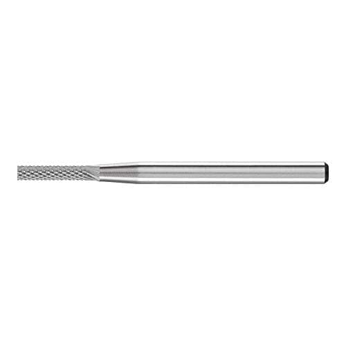 Image of PFERD HM milling bit, Cylinder Shape ZYA, Micro-Toothed, milling bit Diameter 2 mm, Shaft Diameter 3 mm, Length 40 mm, 21201173 – for fine Processing on Almost All Materials up to 68 HRC