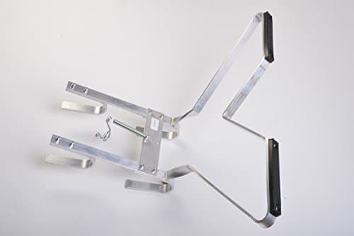 Image of Kirmell Ltd's V Shape Ladder Stand Off, 3.2m, Silver Metal Ladder
