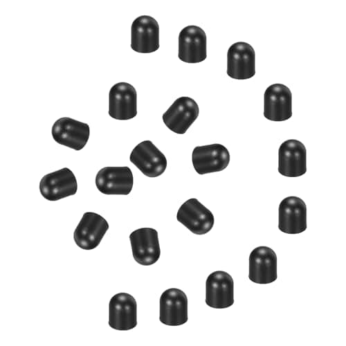 Image of sourcing map 20Pcs Replacement Stylus Pen Tips 6mm Conductive Capacitive Touch Screen Pens Tips Silicone Rubber, Black