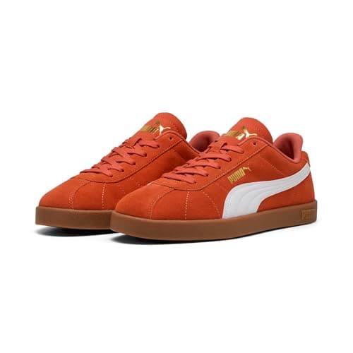 Image of PUMA Unisex Club II Trainers, Amarena-PUMA White, 9.5 UK