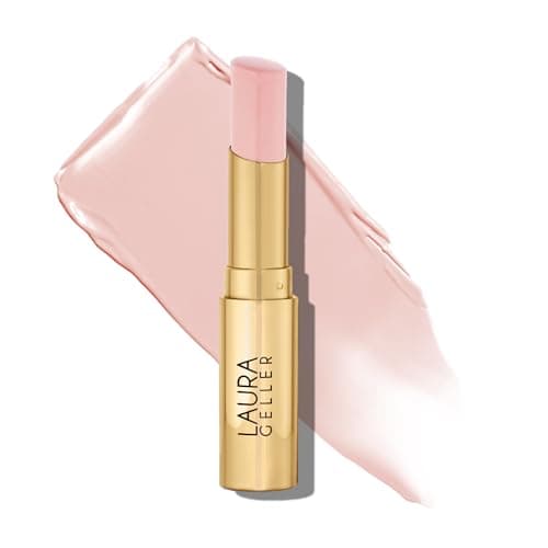 Image of LAURA GELLER NEW YORK Jelly Balm Moisturising Tinted (Sheerly Amazing) With Hydrating Vitamin E, Semi-Shine Finish With Juicy Lip-Stick Colour For Smooth & Glossier Lips