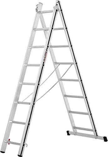 Image of Hymer Aluminium Multi-Purpose Ladder Two Section 2 x 8 Sprossen, 7004516