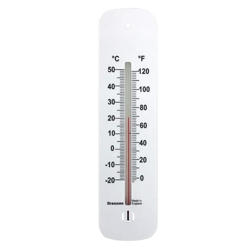 Image of Brannan Accurate Room Thermometer 150mm For Use As Room Temperature Thermometer In The Home Office Garden or Greenhouse Easily Wall Mounted Indoor Outdoor