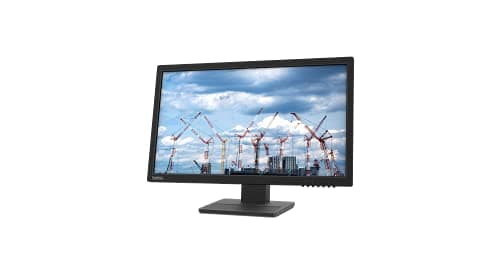 Image of Lenovo ThinkVision E22-28 21.5" Full HD WLED LCD Monitor - 16:9 - Raven Black