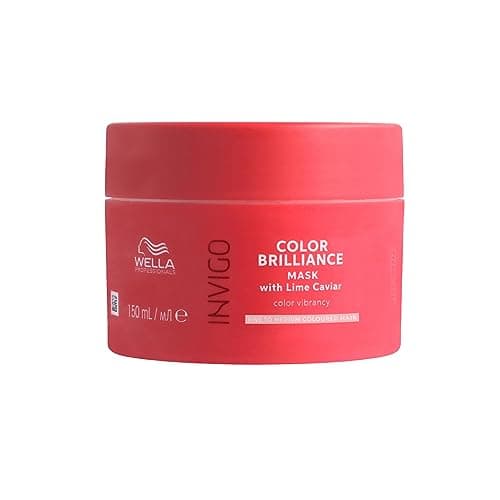 Image of Wella Professionals Invigo Color Brilliance Vibrant Color Mask - Boost Shine & Smooth Hair Texture for Colour Vibrancy - Intense Treatment Hair Mask for Fine & Medium Hair 150ml