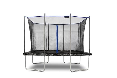 Image of Plum Play Outdoor Rectangular Trampoline with Satety Enclosure to Seperate the Jumper From the Coated Springs - Weather Protected Thick Foam Pads - Max user weight from 100kg (8 x 10ft)