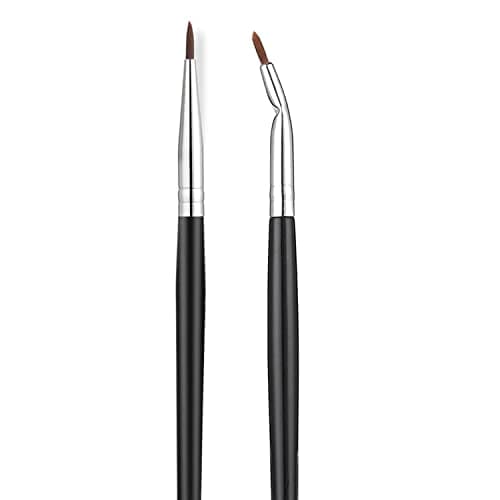 Image of Fine Angled Eyeliner Brushes, JASSINS Precision Gel Eye Liner Brush,Synthetic Bristles Eye Makeup Tool,Ultra Thin Slanted Flat Angle for Beauty Cosmetic Tool