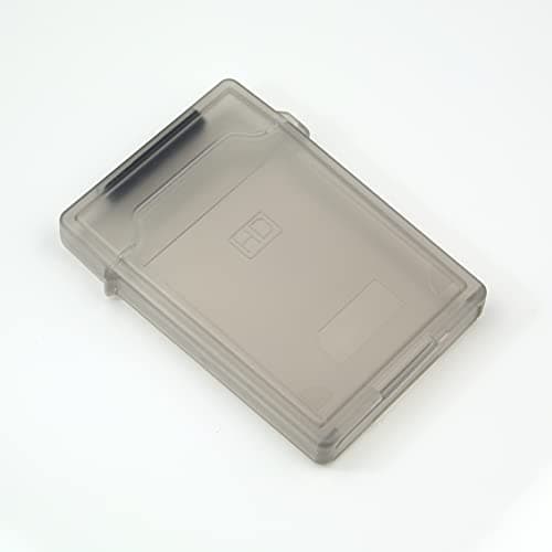 Image of (Pack of 2) Plastic Storage Enclosure Box Case for 2.5 Inch SSD HDD Hard Disk Drive 2.5'' (For Storage only)