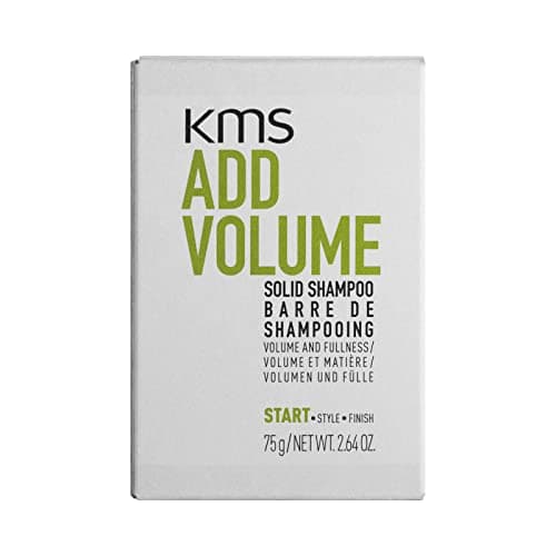 Image of KMS AddVolume Solid Shampoo Bar, For Fine Hair, Boosts Volume & Thickness, Vegan & PETA Approved, 75g
