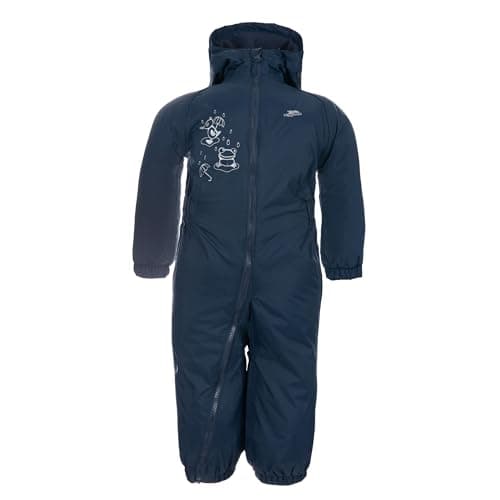 Image of Trespass Babies Rain Suit Hooded All in One Breathable Dripdrop