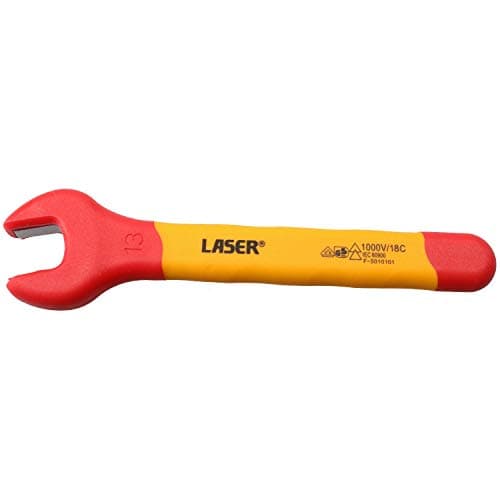 Image of AB Tools 13mm Metric VDE Insulated Open Ended Spanner Use On Hybrid Electric Vehicles