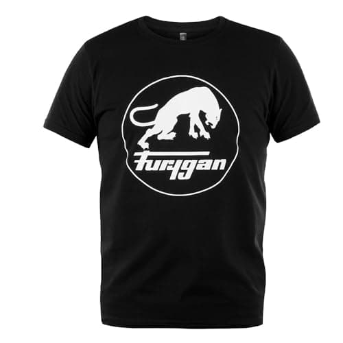 Image of Furygan Corpo Logo Short Sleeve T-Shirt 2XL Black/White