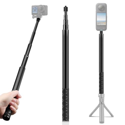 Image of PULUZ Invisible Selfie Stick 150cm, Insta 360 Invisible Selfie Stick for DJI Osmo 360 for Insta360 One RS / X2 X3 X4 X5