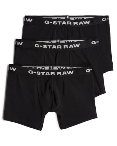 Image of G-STAR Men's Boxer Briefs 3 Pack, Black (black/black/black D23771-D516-4248), L