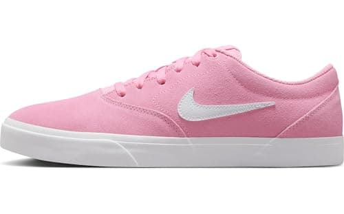 Image of NIKE IB2750-600 Charge Suede Men Pink Rise/White-Pink Rise-White UK 11