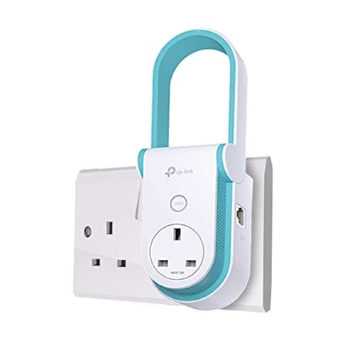 Image of TP-Link RE365 AC1200 Mbps Wi-Fi Range Extender with AC Passthrough, Broadband/Wi-Fi Extender, Wi-Fi Booster/Hotspot with Ethernet Port, Plug and Play, Smart Signal Indicator, UK Plug