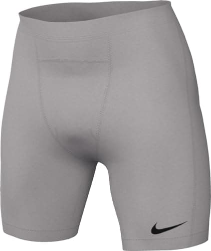 Image of NIKE DH8128-052 M NK DF Strike NP Short Pants Men's Pewter Grey/Black Size M