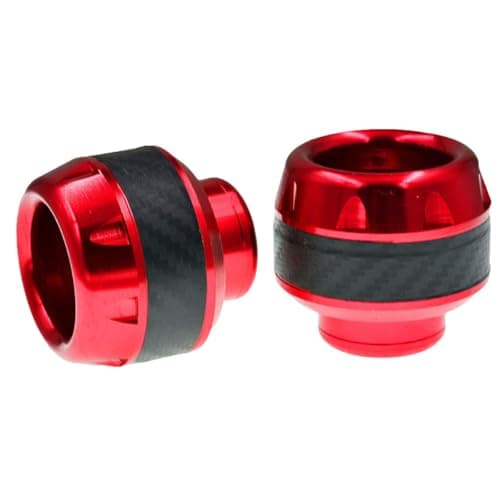 Image of CVUTOVO 1 Pair Motorcycle Crash Sliders Wheel Protector Aluminum Alloy Front Fork Cup for Moped and Motorcycle Sturdy Shock Absorption and Collision Reduction Protective Gear for Riders