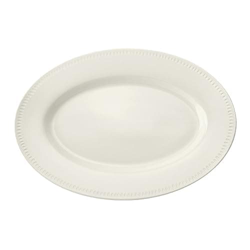 Image of Mikasa Cranborne Stoneware Oval Serving Platter, 39cm, Gift Boxed