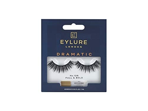 Image of Eylure Dramatic 126 False Strip Lashes, Black, 3 Count (Pack of 1) (packaging may vary)