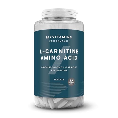 Image of Myprotein L-Carnitine Tablets | 1000mg High-Strength Carnitine Supplement | Amino Acid Support for Muscle Growth, Recovery & Performance | Suitable for Vegans & Vegetarians | 180 Count