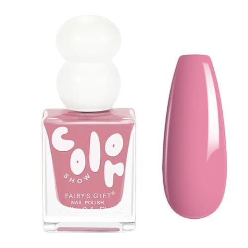 Image of Pink Nail Polish - Dusty Pink Nail Varnish - Quick Dry Nail Varnish - Long Lasting & Chip Resistant Nail Polish - No Need Cure DIY Home Manicure