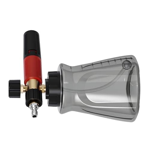 Image of Shurhome 1000ML Aluminum Foam Dispenser for Cleaning Machine Featuring Replaceable Nozzle and Large Capacity Construction Simple Link Foam Culverin Set
