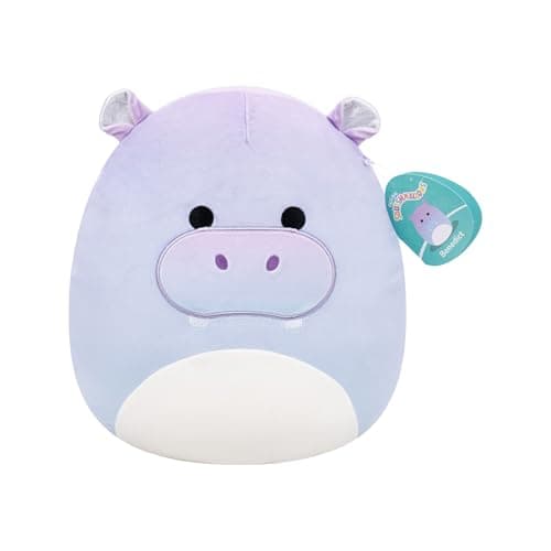 Image of Squishmallows Original 12-Inch Benedict the Purple and Blue Hippo | Collectable Cute Plush Toy, Cuddly Toys for Children, Soft Toys, Cute Teddies Suitable for Girls and Boys Ages 3