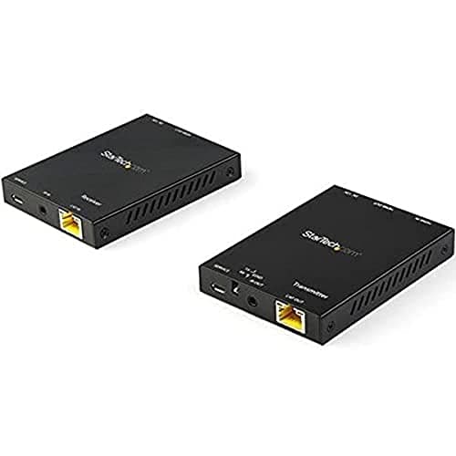 Image of StarTech.com HDMI over CAT6 Extender Kit - 4K 60Hz - HDMI Balun Kit - Signal up to 165 ft / 50m - HDR - 4:4:4 - 7.1 Audio Support (ST121HD20V)