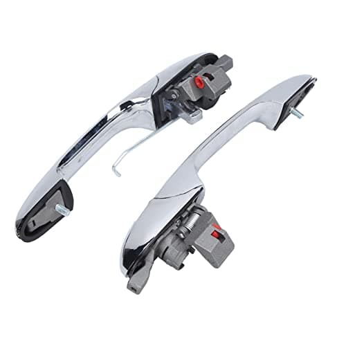 Image of aqxreight 2PCS Exterior Door Handle 735592026 Front Replacement for 500 C Convertible 312 09/2009 Onwards, 500C / 595C / 695C, OE Numbers 735592026 735592012