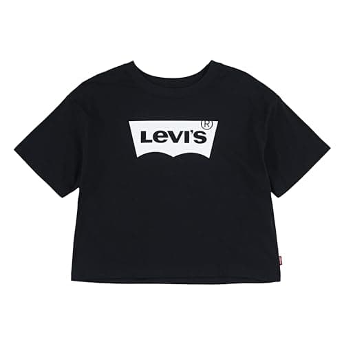 Image of Levi's Kids S/s High Rise Batwing Tee Girls, Black, 16 Years