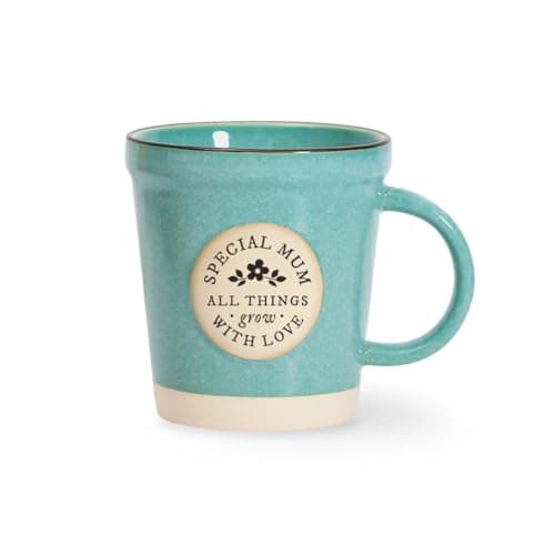 Image of History & Heraldry Personalised Mug - Unique Ceramic Plant-Pot Style Mug – Gift for Gardeners, or Office Decor (Special Mum)