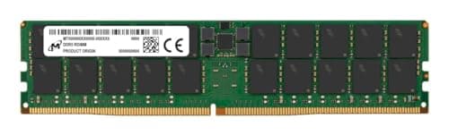 Image of Micron - DDR5 - module - 64 GB - DIMM 288-PIN - 5600 MHz / PC5-44800 - CL46-1.1 V - registered - ECC