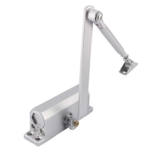 Image of Adjustable Overhead Door Closer Silver, for Door Width 700-900mm Door Weight 25-35kg, 1 Hour Fire Rated 1 Million Cycles, Suit Left & Right Hand Doors