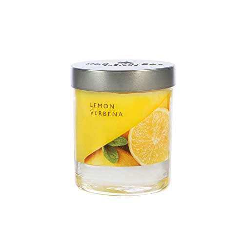 Image of WAX LYRICAL Small Wax Fill Candle Lemon Verbena. Burn Time Approx 35 Hours Jar, Silver