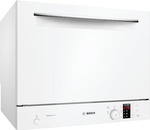 Image of Bosch SKS62E32EU Serie 4 Freestanding Compact Dishwasher, 6 place settings, 55cm wide, White