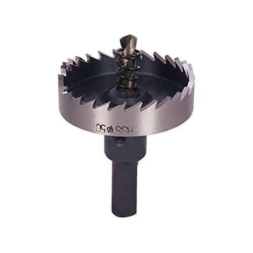 Image of Utoolmart HSS Hole Saw Drill Bit 50mm Opening Diameter High Speed Steel Hole Cutter Blade 20mm Cutting Depth Opener Cutting for Stainless Steel Iron Plate Copper