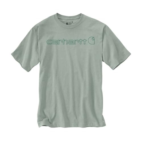 Image of Carhartt Relaxed Fit Heavyweight Short-Sleeve Logo Graphic T-Shirt