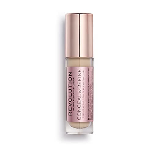 Image of Revolution Conceal & Define Concealer, Lightweight, Long-Lasting, Full Coverage Face Makeup, C2, 4g
